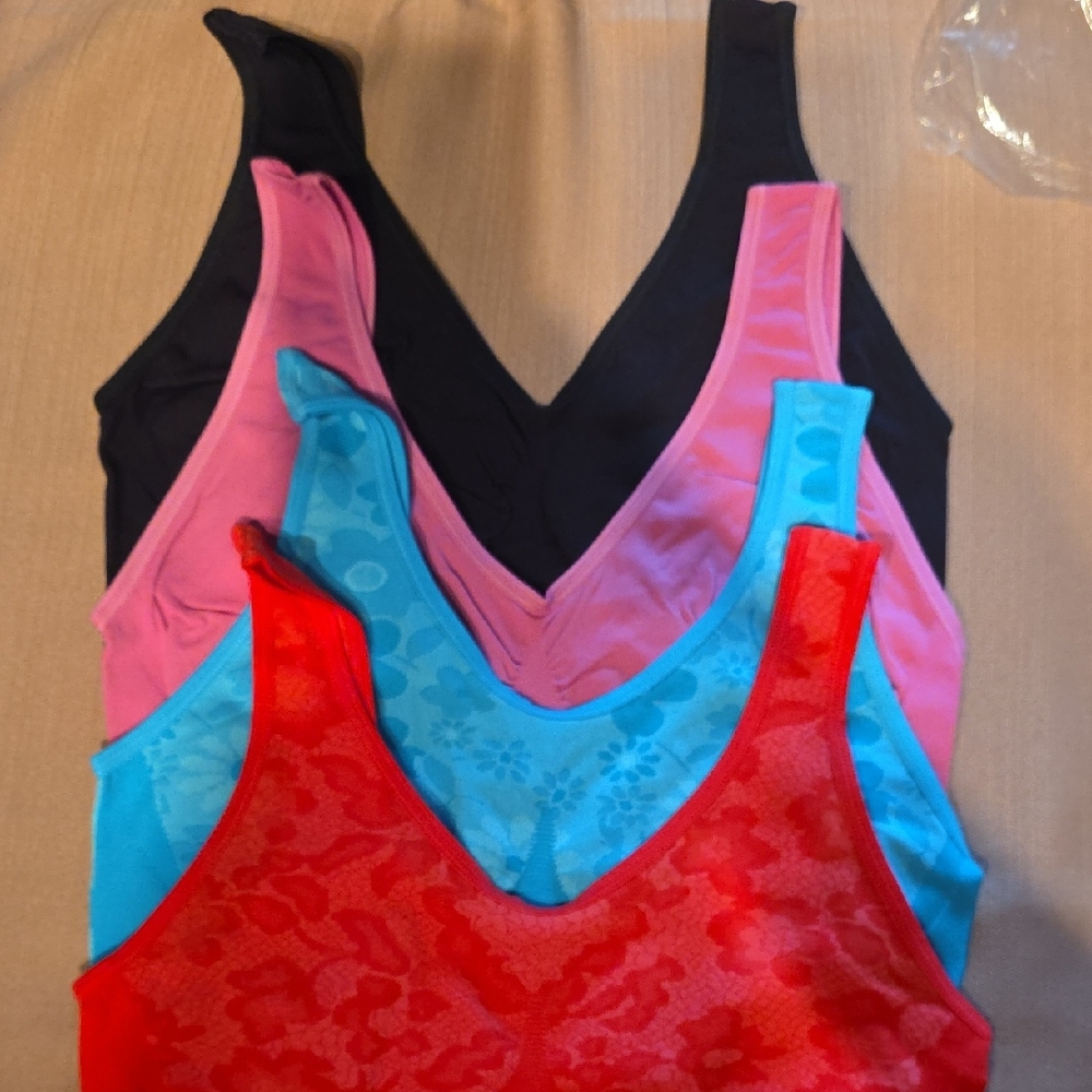 Colorful Lace Bralette Set 3X
